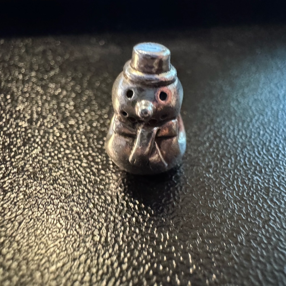 Authentic Pandora Snowman Charm